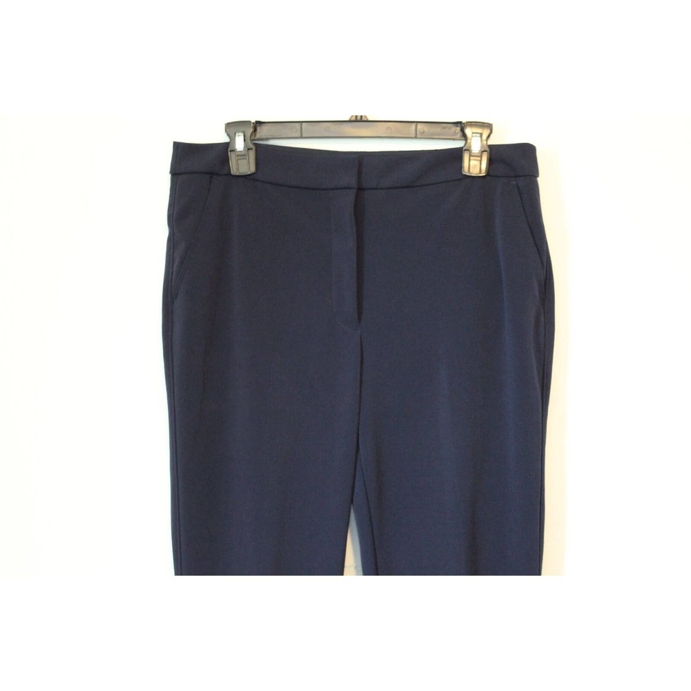 White House Black Market The Slim Essential Pants Navy Women's Size 10 H14683 - Picture 4 of 12